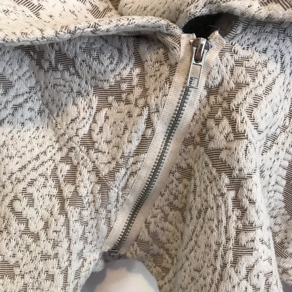 Anthropologie Moth Paisley Gust Moto Zip Knit - Picture 4 of 7